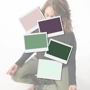 The Holistic Hipster color palette paint chips