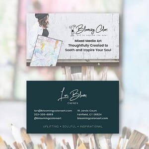 Blooming Colors Art Business Cards