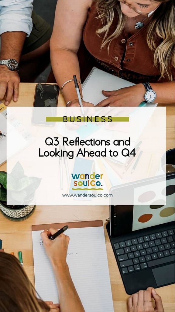 Category: Business, Title: Q3 Reflections and Looking ahead to Q4