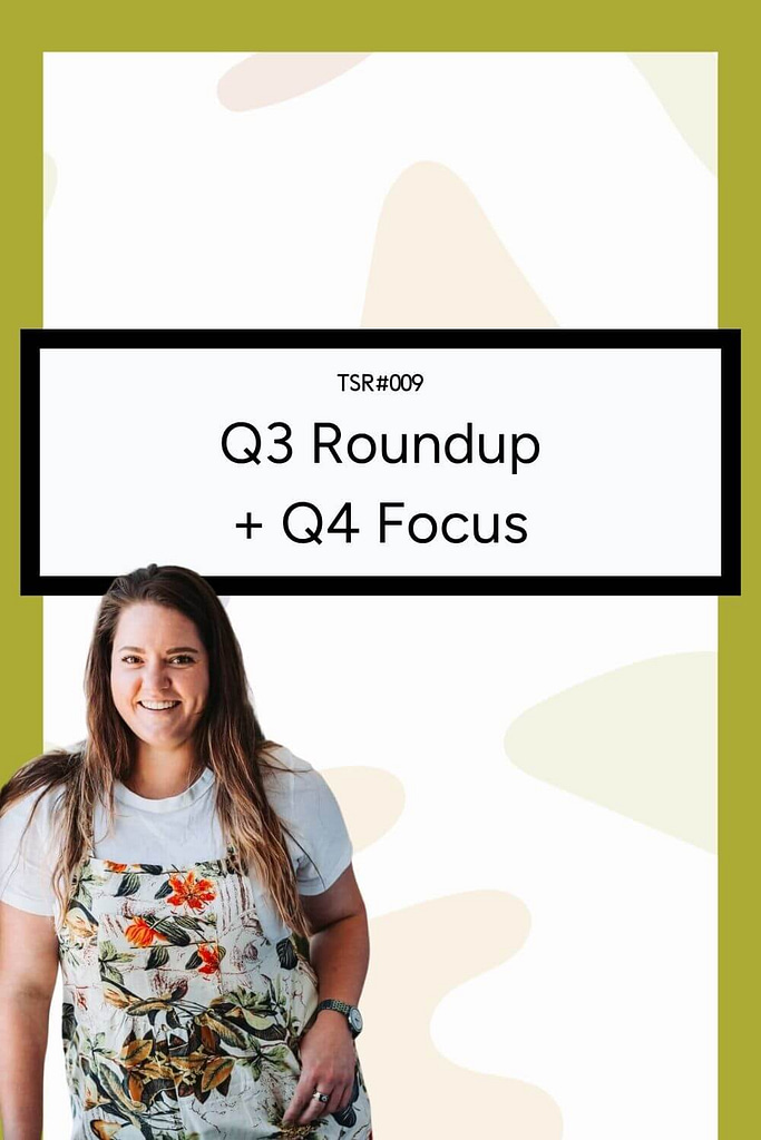 The Scenic Route Email Newsletter #009: Q3 Roundup + Q4 Focus