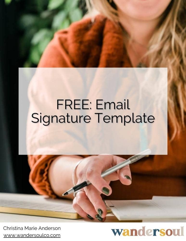 Template: Email Signature Generator